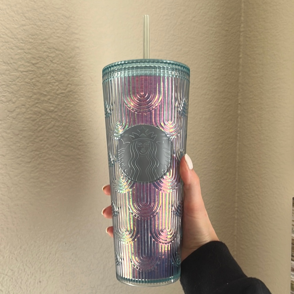 Starbucks 2022 Iridescent Mermaid Scales Tumbler